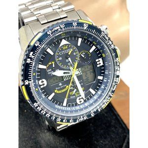 Citizen Men's Watch - Blue and Silver